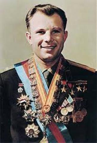 first man in space (Yuri Alekseyevich Gagarin)