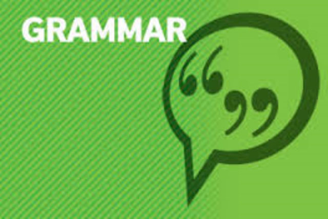 Review Conventions of Grammar
