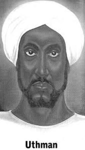 Uthman is murdered; Ali becomes fourth caliph.