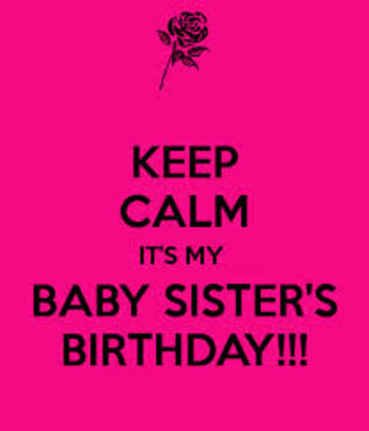 My sister Birthday