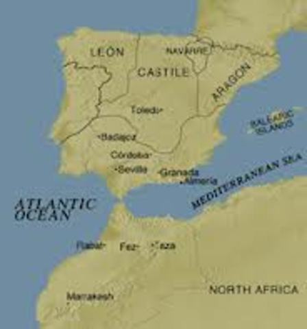 Arab armies enter Spain from North Africa