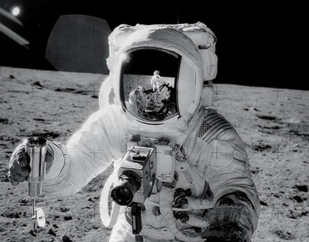 First man on the moon