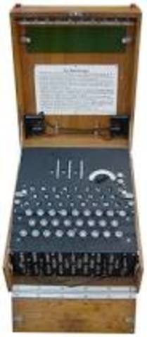 Enigma machine used in Britain