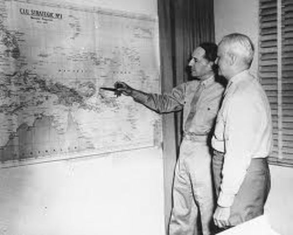 Nimitz and McArthur begin island hopping in the pacific