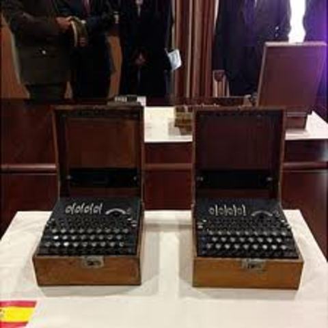 Enigma machine used in Britain