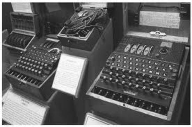 Enigma machine used in Britain