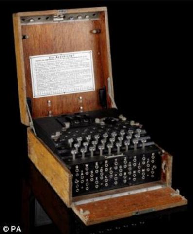 Enigma machine used in Britain