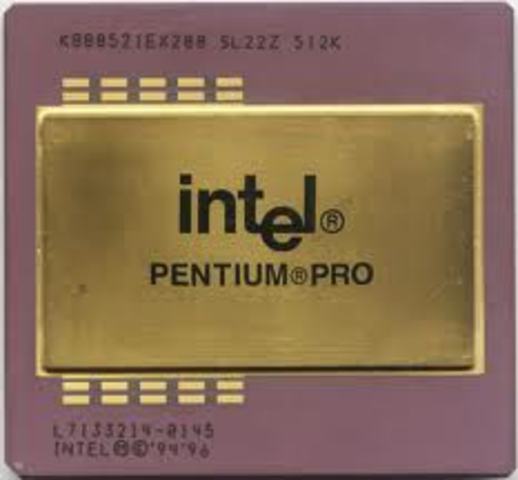 Pentium Pro Esta es la sexta generacion de los procesadores intel con mas ciclos de reloj