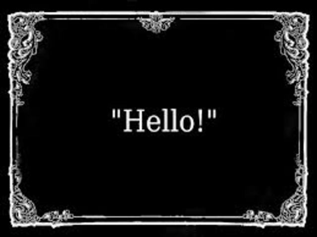 Silent Film Era Begins