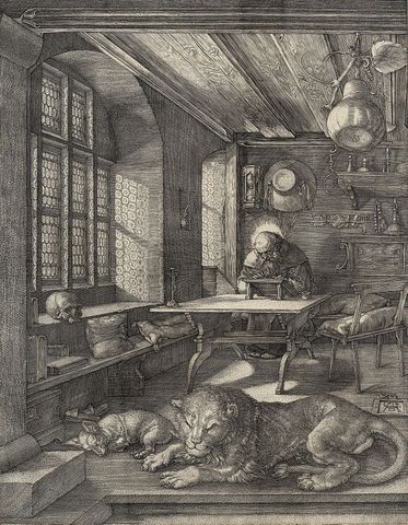 St. Jerome in his study