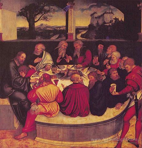 Last Supper, Wittenberg, Lucas Cranach the Elder
