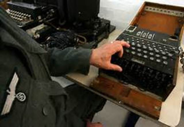 Engima machine used in Britain