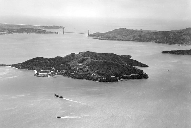 Angel Island opens up on the west coast.