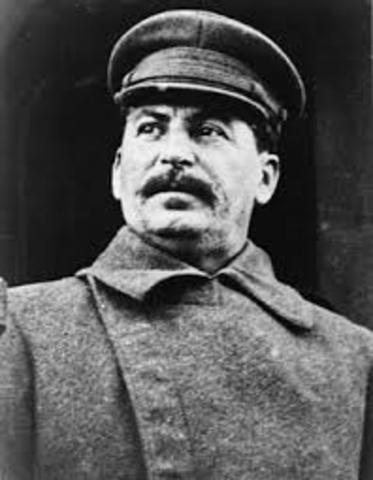 Stalin comes to power in Russia