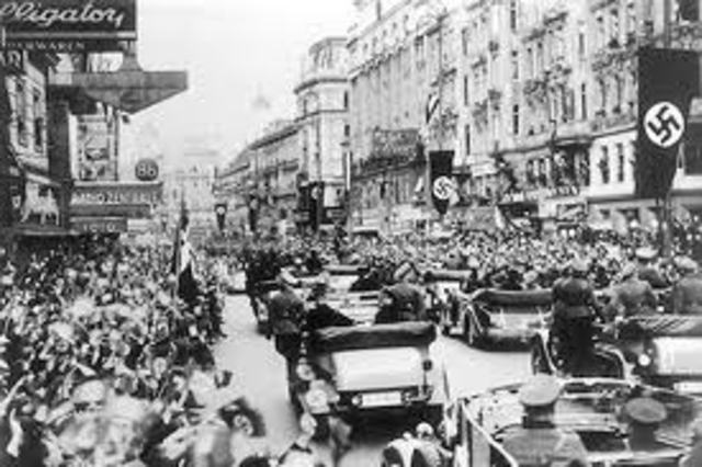Hitler invades Austria