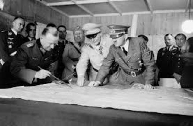 Hitler invades the Sudetenland