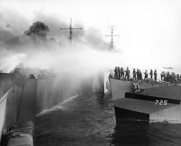 Kamikaze attacks begin