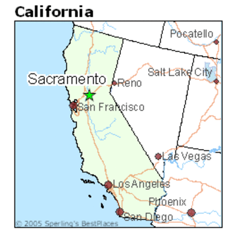 I was born in Sacramento, California