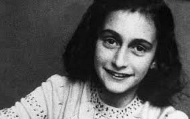 Anne Frank and her family go into hiding