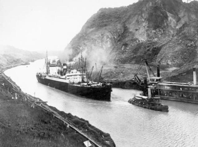 The Pannama Canal Opens for Shipping