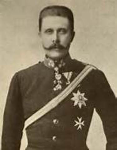 Archduke Franz Ferdinand is assassinated.