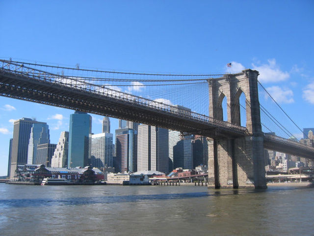 Brooklyn Bridge opens