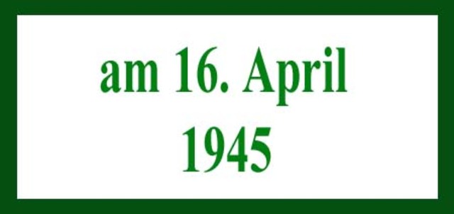 Die Berliner Operation der Sowjetarmee begann mit einem Artilleriefeuer um 5 Uhr Moskauer Zeit. Das Ziel - die Zerschlagung (разрушение) der faschistischen Armee.