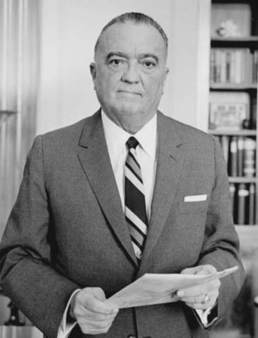 •J. Edgar Hoover Appointed FBI Director