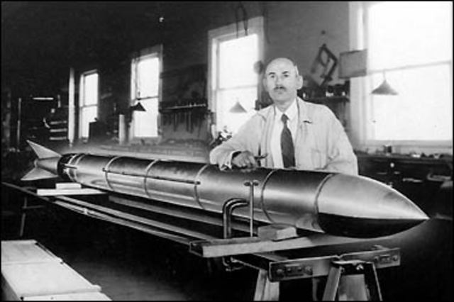•Robert Goddard Fires His First Liquid-Fuel Rocket