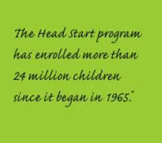 Head Start Begins