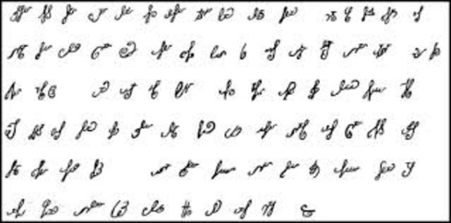 Sequoya Writes the Cherokee Language