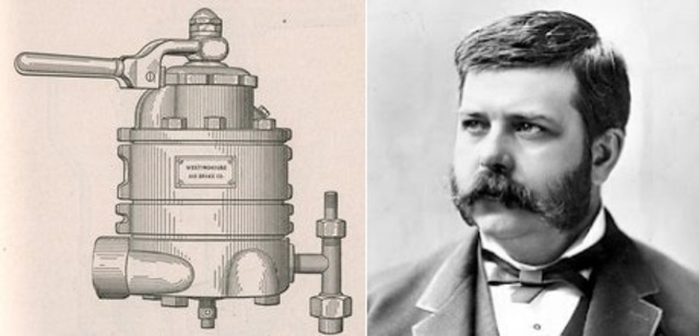 George Westinghouse leiutab õhkpiduri.