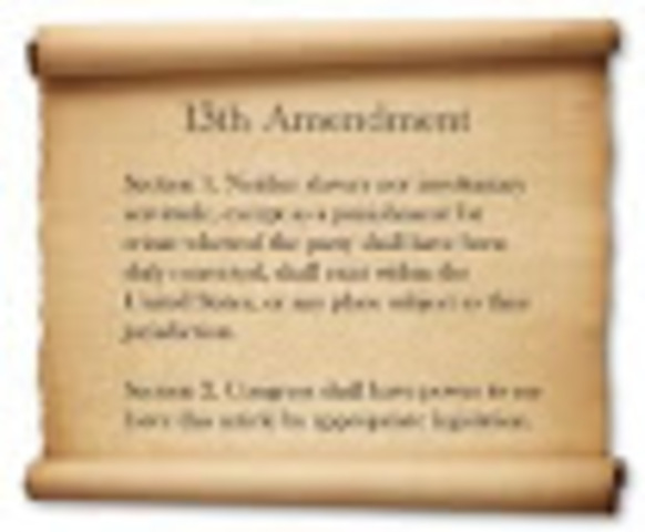 The 13th amendment