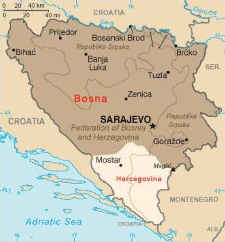 Bosnia is conquered.
