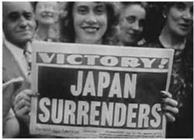 Japan surrenders