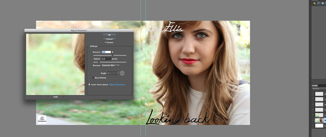 Photoshop - Starting the digipak