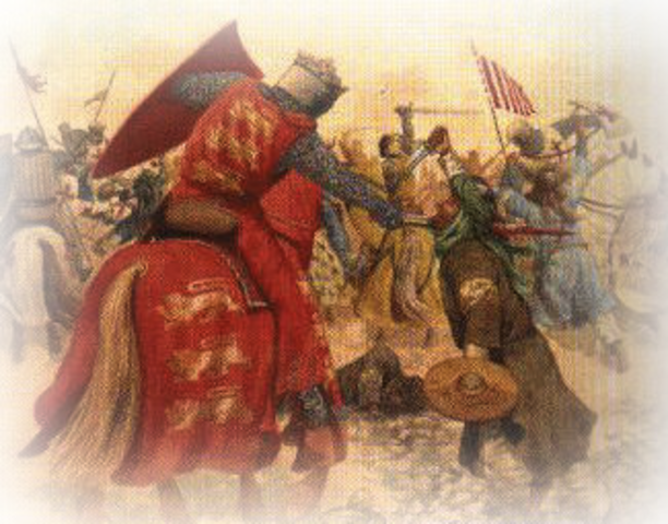 Ottomans defeated by Timerlane