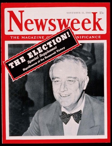 FDR is elected fourth time