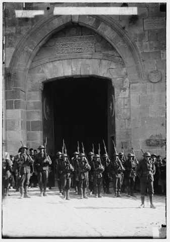 The Peace Treaty after World War I broke up the Ottoman Empire.