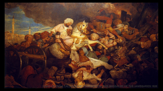 Sultan Spakhs Massacred the Janissares who revolted