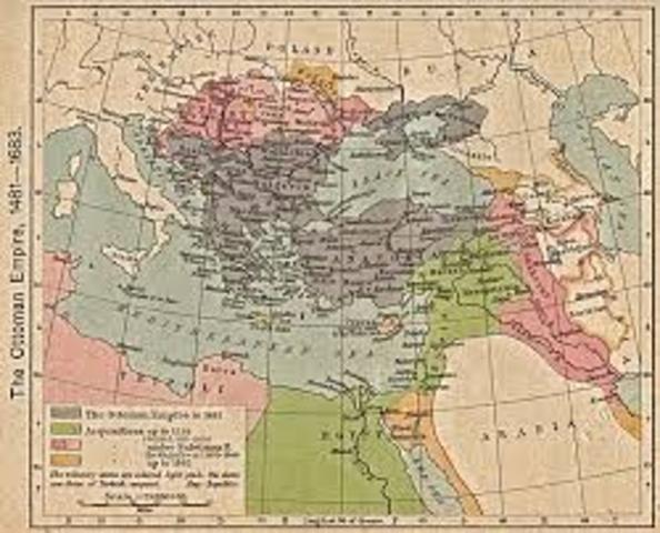 The Overtaking of the Ottoman Empire.
