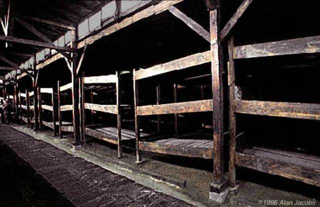 Elie Wiesel was sent to the barracks