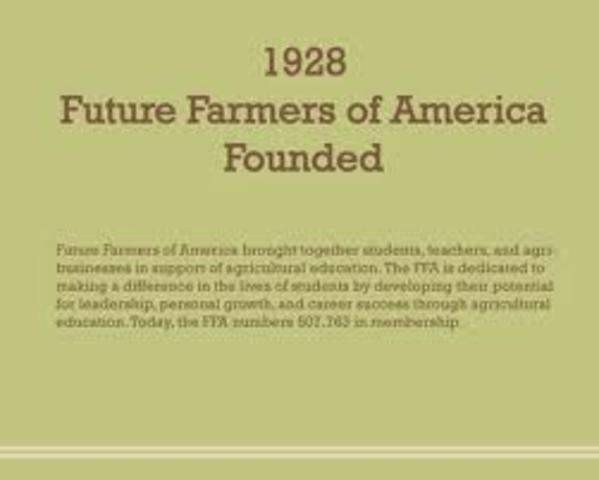 FFA becomes national organization