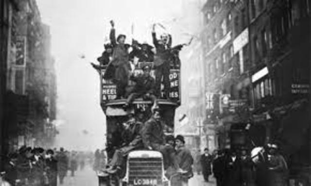 End of WW I (the Great War)