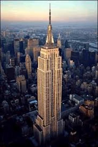 The Empire State building completed