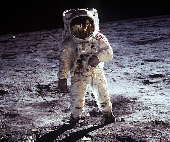 Neil Armstrong Walks On The Moon