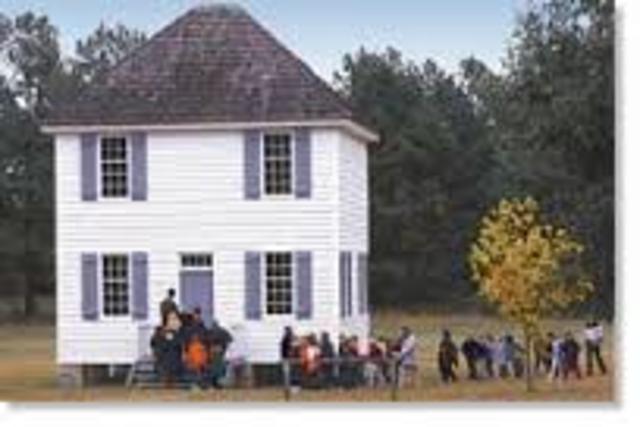 1825 Cherokee Capital of New Echota founded