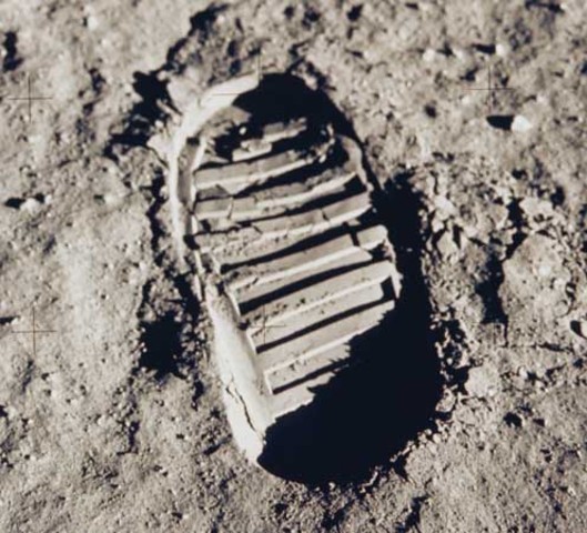 "One small step for man"