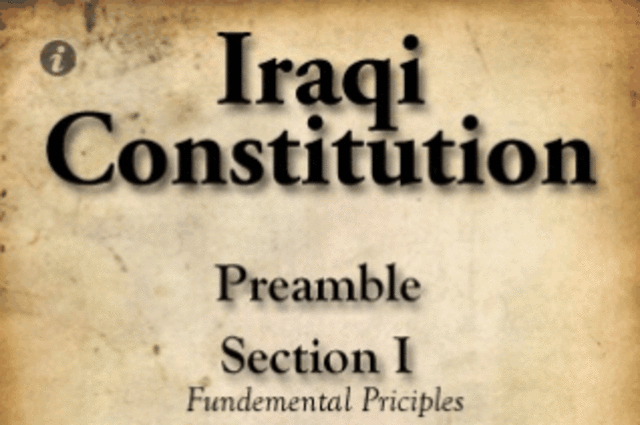 Iraq's Current Form of Government