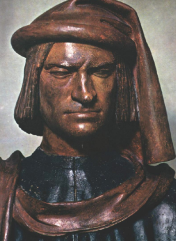 A great ruler named Lorenzo de' Medici started to teach Micelangelo